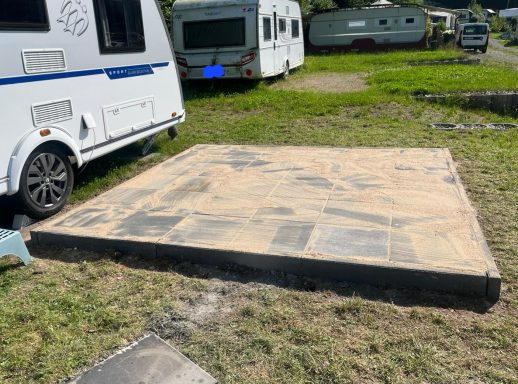 Terrasse Campingplatz